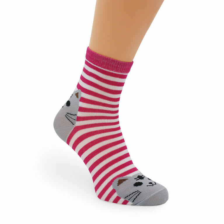 Набір шкарпеток “Котики” демісезонні (4 пари)